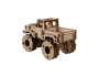 Drewniane Puzzle 3D - Model Monster Truck 3 (Jeep Gladiator)