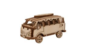 Drewniane Puzzle 3D - Model Retro Ride 1 (Volkswagen Transporter T1)