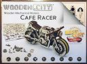 Drewniane Puzzle 3D – Motocykl Cafe Racer