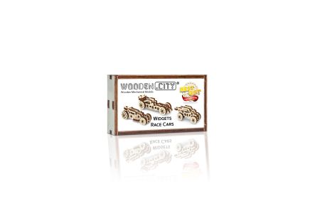 Drewniane Puzzle 3D – Samochody Wyścigowe