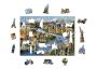 Drewniane Puzzle z figurkami – Atrakcje świata rozm. M, 150 elementów