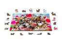 Drewniane Puzzle z figurkami – Czas na imprezę rozm. L, 300 elementów