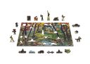Drewniane Puzzle z figurkami – Domek w lesie rozm. L, 400 elementów
