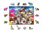 Drewniane Puzzle z figurkami - Impreza dla kotów, 200 elementów
