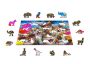 Drewniane Puzzle z figurkami - Impreza dla kotów, 200 elementów