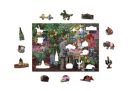 Drewniane Puzzle z figurkami - Kwieciarnia rozm. M, 200 elementów