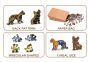 Drewniane Puzzle z figurkami – Leśne zwierzęta rozm. M, 150 elementów