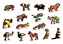 Drewniane Puzzle z figurkami – Magiczny Słoń rozm. L, 245 elementów