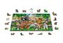 Drewniane Puzzle z figurkami – Maluchy na farmie rozm. M, 150 elementów
