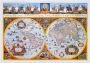 Drewniane Puzzle z figurkami - Mapa Nova Terrarum Antyczna, 505 elementów