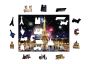 Drewniane Puzzle z figurkami – Paryż nocą rozm. M, 150 elementów