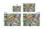 Drewniane Puzzle z figurkami - Pocztówki ze zwierzętami, 200 elementów