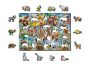 Drewniane Puzzle z figurkami - Pocztówki ze zwierzętami, 200 elementów
