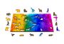 Drewniane Puzzle z figurkami – Ptaki gradient rozn. M, 150 elementów