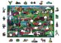 Drewniane Puzzle z figurkami - Samochody zabytkowe, 505 elementów