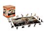 Drewniane Puzzle z figurkami – Słoń i Księżyc rozm. M, 150 elementów