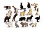 Drewniane Puzzle z figurkami – Słoń i Księżyc rozm. M, 150 elementów