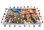 Drewniane Puzzle z figurkami - Świąteczna Ulica