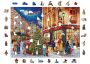 Drewniane Puzzle z figurkami - Świąteczna Ulica