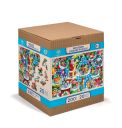 Drewniane Puzzle z figurkami – Świąteczne śnieżki