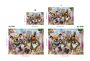 Drewniane Puzzle z figurkami - Szalone zwierzęta, 200 elementów