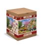 Drewniane Puzzle z figurkami - Wiosenny Domek, 505 elementów