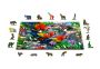 Drewniane Puzzle z figurkami – Wyspa papug rozm. M, 150 elementów