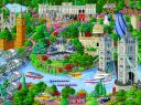 Drewniane Puzzle z figurkami - Zabytki Londynu, 505 elementów
