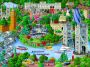 Drewniane Puzzle z figurkami - Zabytki Londynu, 505 elementów