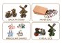 Drewniane Puzzle z figurkami - Zamek Neuschwanstein, 750 elementów