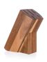 Drewniany stojak na 5 noży Brillante Acacia 23x11x10 cm