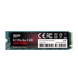Dysk SSD Silicon Power A80 256GB M.2 PCIe NVMe Gen3x4 TLC 3100/1100 MB/s (SP256GBP34A80M28)