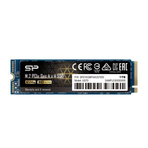 Dysk SSD Silicon Power US70 1TB M.2 PCIe NVMe Gen4x4 TLC 5000/4400 MB/s (SP01KGBP44US7005)