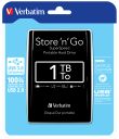 Dysk zewnętrzny Verbatim 53023 (1 TB; 2.5"; USB 3.0; kolor czarny)