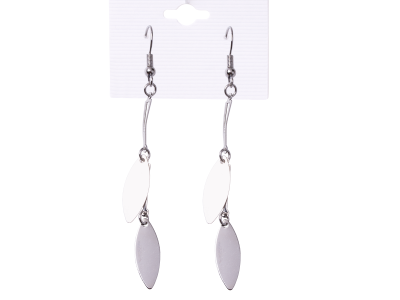 Earrings hanging silver