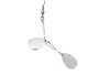Earrings hanging teardrops silver