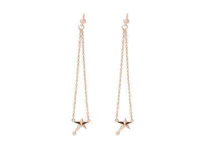 Earrings Hanging Xuping Stars - gold