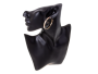 Earrings wheel with crystals Xuping - gold