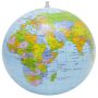 Educational inflatable ball - globe