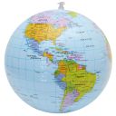 Educational inflatable ball - globe
