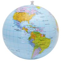 Educational inflatable ball - globe