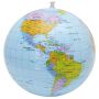 Educational inflatable ball - globe