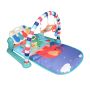 Educational mat for babies with a piano - green, model II