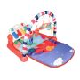 Educational mat for babies with a piano - orange, model II