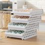 Egg container / drawer for 16 eggs