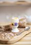 Egg cup FOLKSTAR wreath Łowicz white