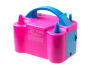 Electric balloon pump with built-in nozzles