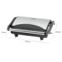 Electric grill Clatronic MG 3519 (700W, black and silver)