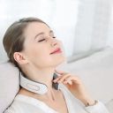 Electric neck massager - white