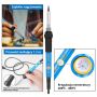 Electric soldering iron with temperature control 60W